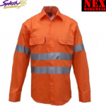 Hivis NEXcool Light Weight Ventilation Work Long Sleeve Shirt with 3M