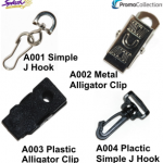 A001, A002, A003, A004 - Simple J Hook & Clip
