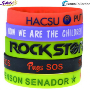 PCW006 - Debossed Colour Filled Wristband