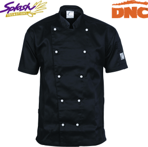 1101 - Traditional Chef Jacket - Short Sleeve