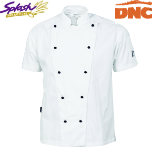 1103 - Cool-Breeze Cotton Chef Jacket - Short Sleeve