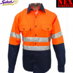 Hivis NEXcool Light Weight Work Long Sleeve Shirt with 3M