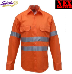 Hivis NEXcool Light Weight Ventilation Work Long Sleeve Shirt with 3M