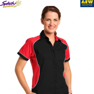 BS16- Ladies Arena Tri-colour Contrast Shirt