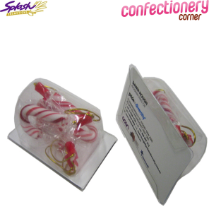 CCX005 - Biz Card Treats with Candy Canes X4