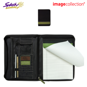 EC920 - Eco 100% Recycled Deluxe A4 Zippered Compendium