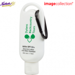 J059 SPF 50+ Sunscreen Lotion 50ml with carabiner