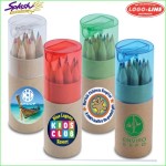 LL193 - Coloured Pencils in Cardboard Tube