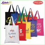 LL509 Coloured Cotton Double Short Handle Tote Bag - 140 GSM