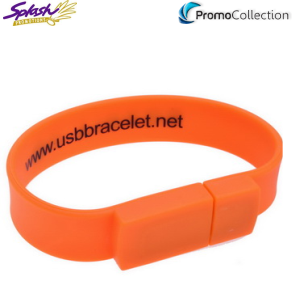 PCU623 - Rectangular Silicone Wristband Flash Drive