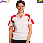 PS62 - Alliance Ladies CoolDry Contrast Short Sleeve with Sleeve Panels Polo (Polyester)
