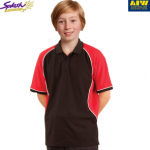PS77K - Arena Kids Tri-colour Short Sleeve Poly-Cotton Blended Polo
