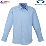 S10510 - Mens Base Poplin Long Sleeve Shirt
