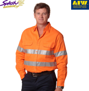 SW52 - Cotton Drill Safety Shirt